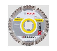 Bosch Disque de Coupe 2-608-615-166, 125 mm x 2 mm, Alésage 22.23 mm, Moyeu Plat, Universel, Vmax 12250 tr/min, Vitesse 80 m/s, 1 pièce