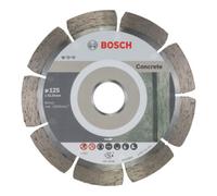 Bosch Disque diamanté Bosch Standard pour le béton, 125 x 22,23 x 1,6 x 10 mm Quantité:10