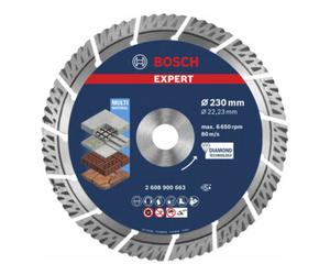 Bosch Disque diamanté multi-matériaux Bosch Expert, 230 x 22,23 x 2,4 x 15 mm Quantité:1