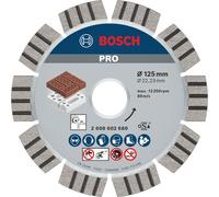 Bosch 1x PRO Abrasive Diamond Cutting Disc for Small Angle Grinders (for Lime and sand bricks, Brick, Ø 125 mm, Professional Accessory Small Angle Grinder)