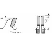 BOSCH Disque prédécoupé Panneau laminé Top Precision 100 x 20 x 2,8-3,6 mm, 12+12 2608642127
