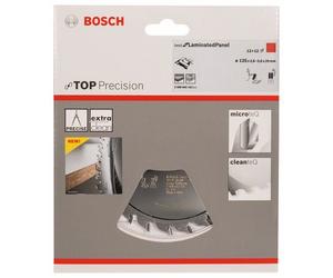 BOSCH Disque prédécoupé Panneau laminé Top Precision 125 x 20 x 2,8-3,6 mm, 12+12 2608642131