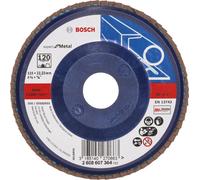 Bosch Disques à lamelles X551 Expert for Metal droit 115 mm 120 Plastique 10 pces