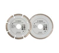 Bosch Disques à tronçonner diamantés pour carrelages et matériaux de construction, Ø 115 mm Quantité:2