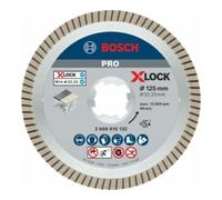 Bosch Disques à tronçonner diamantés X-LOCK Best for Ceramic Extra Clean Turbo 125x22,23x1,4x7 125 x 22,23 x 1,4 x 7 mm Quantité:1