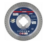 Bosch Disques de coupe diamantés Bosch Expert Hard Ceramic X-LOCK, 115 x 22,23 x 1,6 x 10 mm Quantité:1