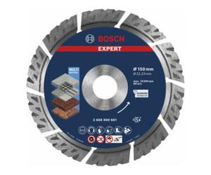 Bosch Disques diamantés multi-matériaux Bosch Expert, 150 x 22,23 x 2,4 x 12 mm Quantité:1
