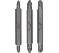 Bosch Doppelklingen-Set, 3tlg. PZ1, PZ1, PZ2, PZ3, PZ3, 60 mm - 2607001749