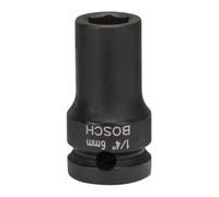 Bosch Accessories Clé à Douille avec Carré Femelle 1/4" pour Vis à Tête Hexagonale M3.5, 10.20mm Extérieur, 6mm Cote sur plats, 25mm Longueur