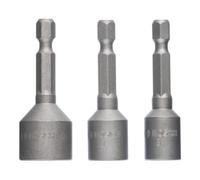 Bosch Kit de douilles 2608551078 – 3 pièces 8/10/13 mm, 50 mm