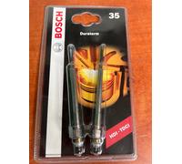 Bosch 35 - Bougie de Préchauffage Duraterm - Blister - Lot de 2 Pièces - pour Véhicules à Moteur Diesel
