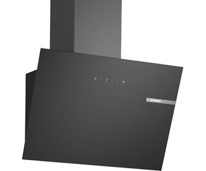 Bosch DWK65DK60 Série 2 - Hotte murale, 60 dB | 60 cm, Noir, Eclairage LED, Vitesse intensive avec reset