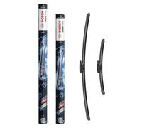 Bosch eA868S - Balais d'essuie-glace Aerotwin - Longueur : 650/340 mm - 1 paire de balais avant - emballage adapté e-commerce