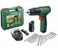 Bosch Perceuse-visseuse à percussion sans fil EasyImpact 1200 (2 batteries, système 12 V, 19 accessoires, en coffret de transport)