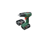 Bosch EasyDrill 18V-40 Perceuse-Visseuse 18V Li-Ion 1.5Ah, Mandrin 13mm Sans Clé, Couple 40Nm, 2 Vitesses, 1630 tr/min, 2 Batteries incluses