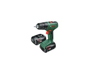 Bosch EasyDrill 18V-40 Perceuse-Visseuse 18V Li-Ion 1.5Ah, Mandrin 13mm Sans ouple 40Nm, 2 Vitesses, 1630 tr/min, 2 Batteries incluses