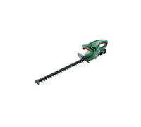 Bosch EasyHedgeCut 18-52-13 : Taille-haies sans fil 18V, lame 52cm, écartement 15mm, 2400 tr/min, batterie 2Ah, 2.8kg, technologie anti-blocage.