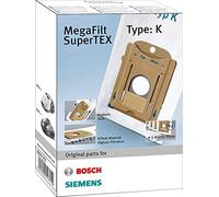 Bosch Electroménager - BBZ41FK Sacs aspirateurs Typ. K - 4 Sacs de rechange - MegaFilt SuperTEX + 1 filtre Micro-Hygiénique - Accessoires pour aspirateurs