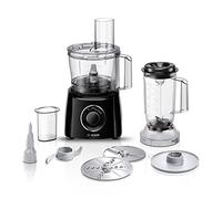 Bosch MCM3201B robot de cuisine 800 W 2,3 L Noir, Transparent