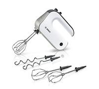 Bosch Electroménager - MFQ4835DE Batteur à main Styline, 575 watts, 5 niveaux de puissance - Blanc/Chrome