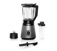 Bosch Electroménager - MMB6174S Serie 4, Mixeur VitaPower mixage direct dans une bouteille ToGo, Système ProPerformance, Moteur de 1200W, Métallique