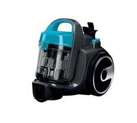 Bosch Electroménager Série 2, BGS05X240, aspirateur traîneau sans Sac Compact et léger, Rayon d'action de 9 m, pour Tous Les Types de sols, avec Accessoire spécial Poils, Turquoise