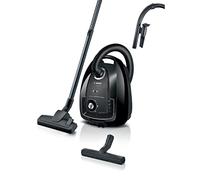 Bosch Electroménager Série 4, BGL38BA2H, aspirateur traîneau avec Sac, Compact et léger, Sac à poussière XL 4L, Filtre hygiénique PureAir Lavable, Rayon d'action 10 m, Noir