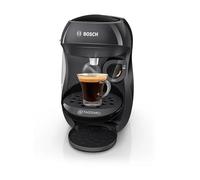Machine multi-boissons Bosch TAS102E - 1400 W - Café, Café crème, Cappuccino, Chocolat chaud, Espresso, Lait chaud, Latte Macchiato, Thé - Plastique recylcé noir