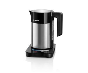 Bosch Electroménager TWK7203 Bouilloire électrique programmable, 2200 W, 1.7 liters, Noir/INOX