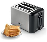 Bosch DesignLine TAT3P420 - Grille-pain - 2 tranche - 2 Emplacements - inox/noir