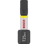 Bosch Embout PRO Torx Impact T25 25 mm Présentoir 10 x 25 pièces 2607002806