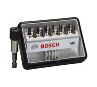 Bosch Embouts de vissage courts qualité extra-dure Robust Line, set de 12 pièces + 1 (M) 25 mm, 12 + 1 pièce Quantité:1