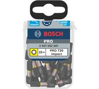 Bosch Embouts De Vissage Torx T30 Impact, Coffret 25 Pièces 2607002807