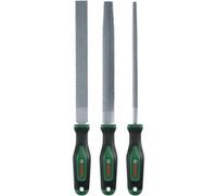 Bosch Set de 3 râpes à bois – plates, rondes et demi-rondes – acier au carbone dur