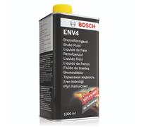 Bosch Liquide de frein ENV4 – 1 L – Compatible DOT3, DOT4 et DOT4 HP/LV – ABS & ESP – Qualité OE