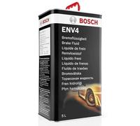Bosch ENV4 Liquide de Frein Bosch 5 L - Pour tous les Véhicules Modernes Équipés de Freins ABS et ESP - Qualité OE - Compatible avec DOT3, 4, et 4 HP/LV