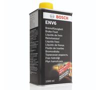 Bosch ENV6 Liquide de Frein 1 L - Pour Véhicules avec ou sans Freins ABS/ESP - Qualité OE - Compatible avec DOT 3, 4, 4 HP/LV et 5.1