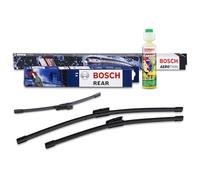 BOSCH Essuie-glace avant + arrière + nettoyant pour vitres 31185724