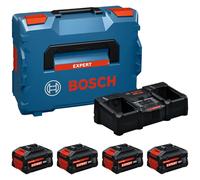 Bosch EXBA18V Kit De Démarrage Sans Fil (2x 5,5Ah, 2x 8,0Ah) + Chargeur