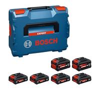 Bosch EXBA18V 18 V 4 X 4,0 Ah / 2 X 8,0 Ah Batterie Li-ion (6 Pièces)