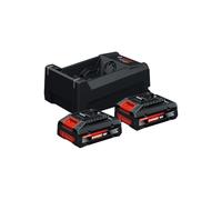 Bosch EXBA18V-40 Batterie Kit De Démarrage (2x 4,0 Ah) + Chargeur