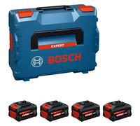 BOSCH EXPERT 4 batteries 18V EXBA 5,5Ah Tabless en coffret L-Boxx - 1600A0373H