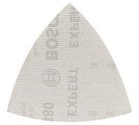 Bosch 5x Abrasif réticulé EXPERT M480 pour ponceuses Delta | pour Peinture sur bois, Bois dur, Ø 93x93 mm Grain 240, Professional Accessoire Ponceuse Delta