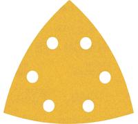 Bosch 50x Expert C470 Schleifpapier (für Hartholz, Farbe auf Holz, 93x93 mm, Körnung 240, Professional Zubehör Deltaschleifer)