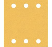 Bosch EXPERT C470 Papier abrasif-Se pour ponceuses vibrantes 115 x 140mm G 2x40/2x60/2x80/2x120/2x180 10 pces pour ponceuses excentriques 10 pces