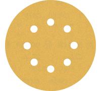 Bosch EXPERT C470 Patin de ponçage à 8 trous pour fraise excentrique, 125 mm, K 180