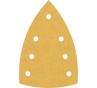 Bosch 50x Feuilles abrasives EXPERT C470 à 7 trous (pour Peinture sur bois, Bois dur, Ø 100x150 mm, Grain 180, Professional Accessoire Ponceuse Multi)