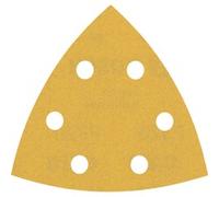 Bosch 5x Feuilles abrasives EXPERT C470 (pour Peinture sur bois, Bois dur, Ø 93x93 mm, Grain 320, Professional Accessoire Ponceuse Delta)