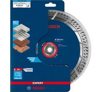Bosch EXPERT MultiMaterial Disque à tronçonner diamant 230 x 22,23 mm - 1 pièce (2608900663) Long Life
