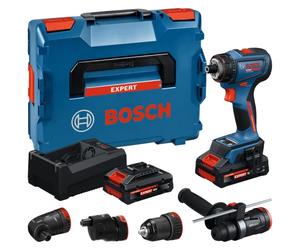 BOSCH EXPERT Perceusevisseuse 18V 2x4Ah + mandrins EXSR-90FC - 06019R2001